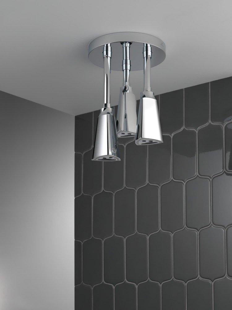 Delta Faucet Brilliance&reg; Champagne Bronze Single Function H2Okinetic&reg; PowerDrench&trade; Spray Showerhead 