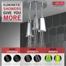 Delta Faucet Brilliance&reg; Champagne Bronze Single Function H2Okinetic&reg; PowerDrench&trade; Spray Showerhead 