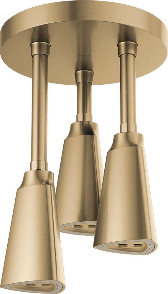 Delta Faucet Brilliance&reg; Champagne Bronze Single Function H2Okinetic&reg; PowerDrench&trade; Spray Showerhead 