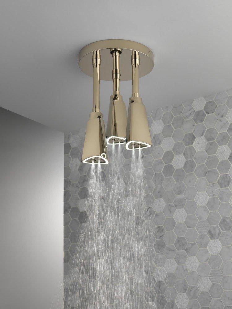 Delta Faucet Brilliance&reg; Champagne Bronze Single Function H2Okinetic&reg; PowerDrench&trade; Spray Showerhead 