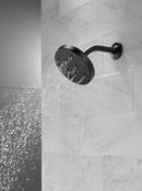 Delta Faucet Matte Black Single Function Drench Showerhead 