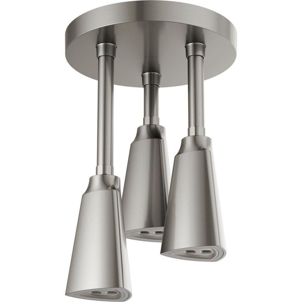 Delta Faucet Brilliance Stainless Single Function H2Okinetic&reg; PowerDrench&trade; Spray Showerhead 