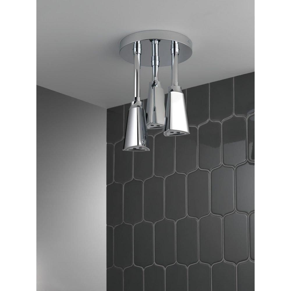 Delta Faucet Brilliance Stainless Single Function H2Okinetic&reg; PowerDrench&trade; Spray Showerhead 