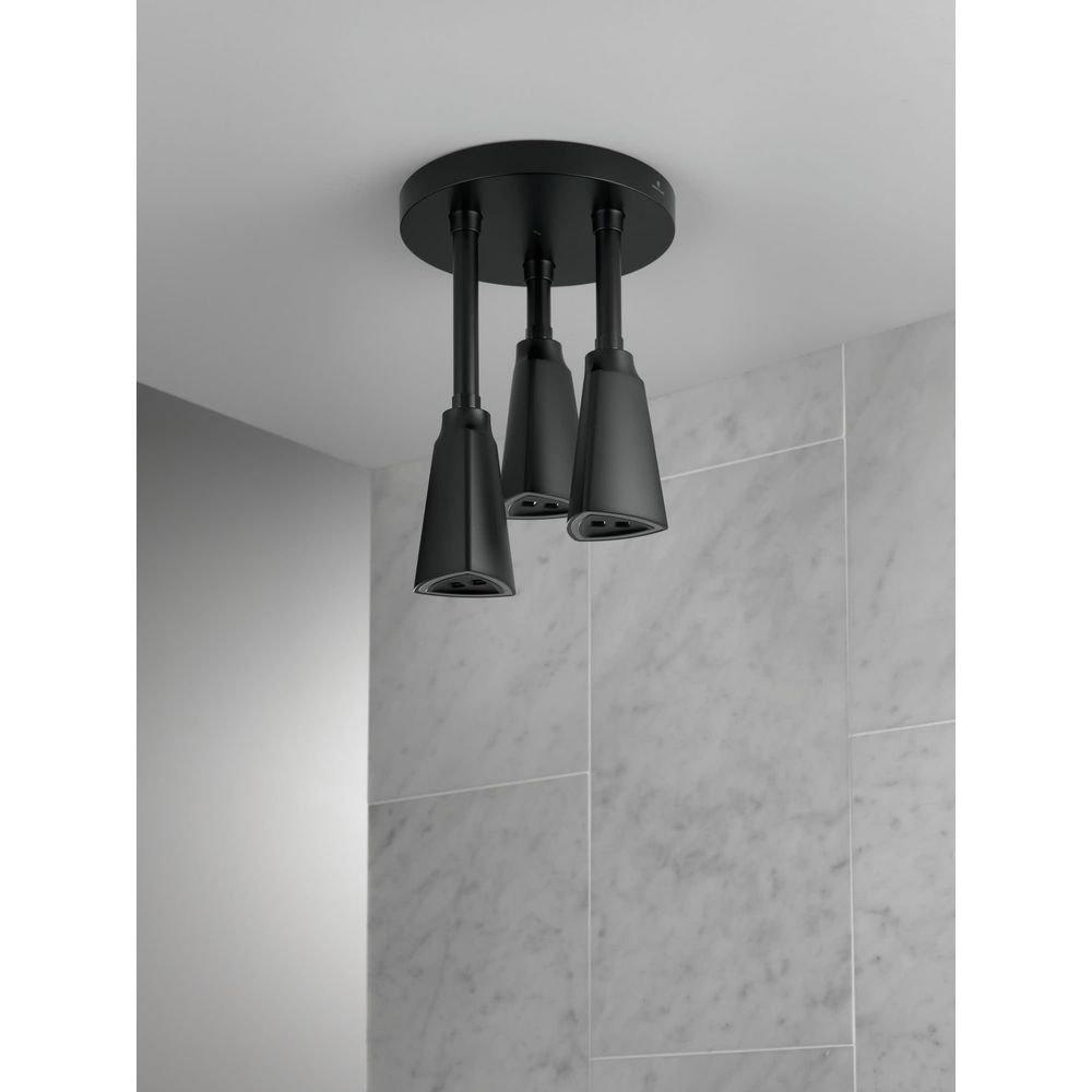 Delta Faucet Brilliance Stainless Single Function H2Okinetic&reg; PowerDrench&trade; Spray Showerhead 