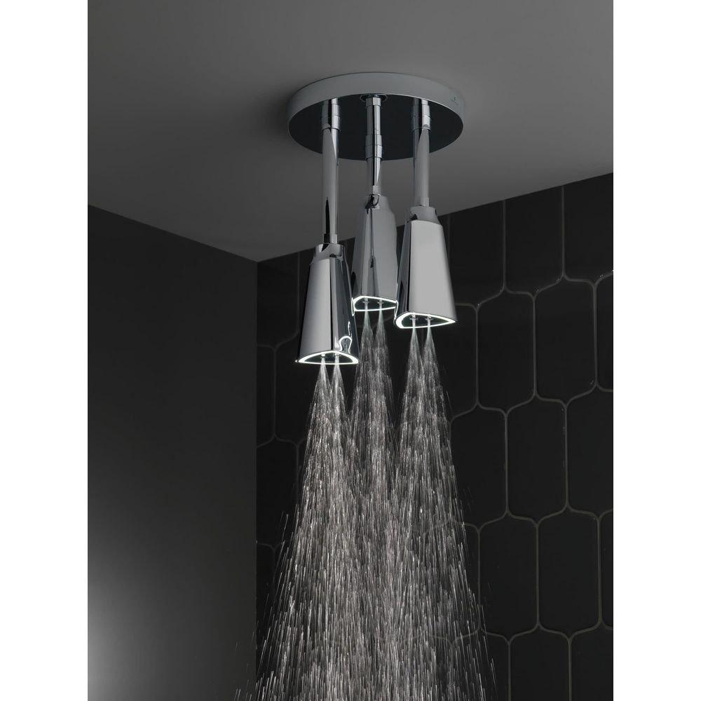Delta Faucet Brilliance Stainless Single Function H2Okinetic&reg; PowerDrench&trade; Spray Showerhead 