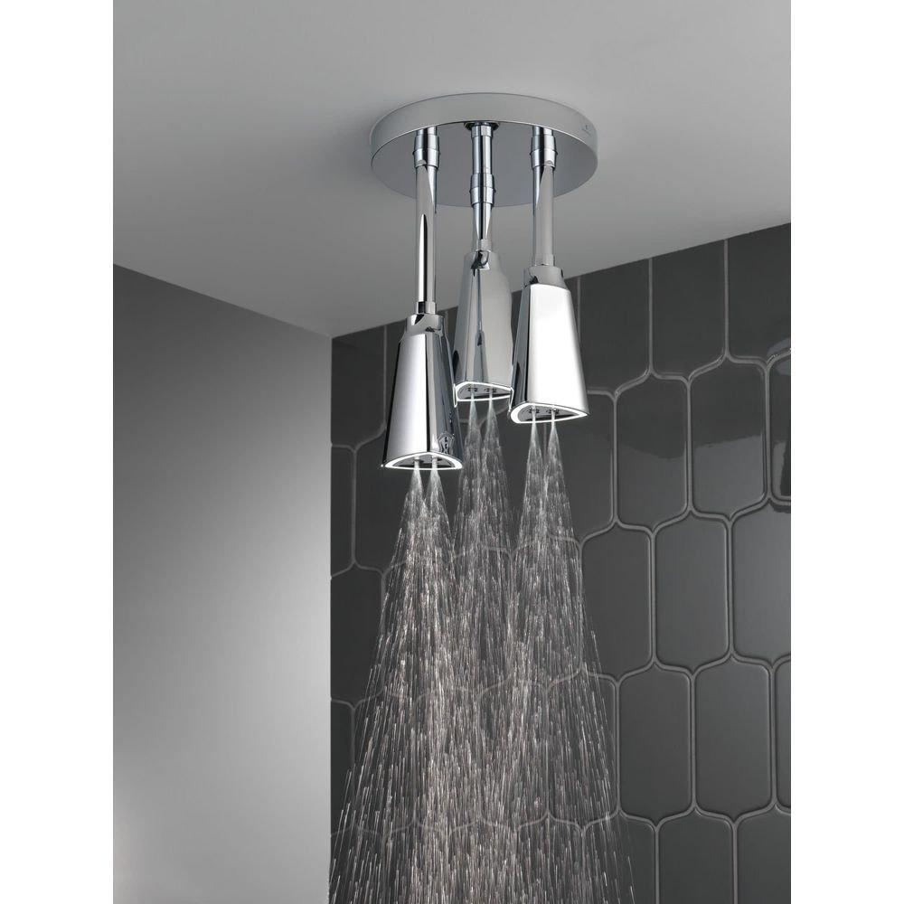 Delta Faucet Brilliance Stainless Single Function H2Okinetic&reg; PowerDrench&trade; Spray Showerhead 