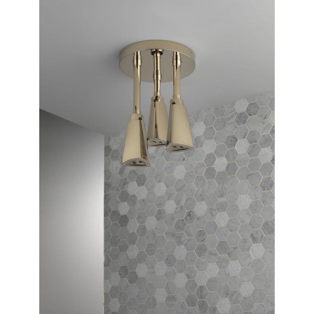 Delta Faucet Brilliance Stainless Single Function H2Okinetic&reg; PowerDrench&trade; Spray Showerhead 