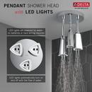 Delta Faucet Brilliance Stainless Single Function H2Okinetic&reg; PowerDrench&trade; Spray Showerhead 