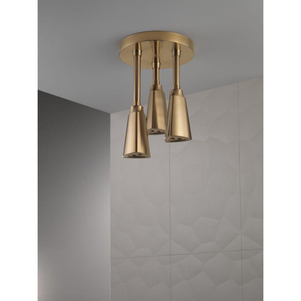 Delta Faucet Brilliance Stainless Single Function H2Okinetic&reg; PowerDrench&trade; Spray Showerhead 
