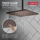 Delta Faucet Venetian&reg; Bronze Single Function Rain Showerhead 