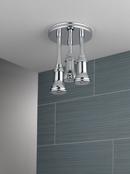 2.5 gpm Pendant Raincan Shower Head with LED Light inChrome 