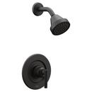 One Handle Single Function Shower Faucet in Matte Black (Trim Only)