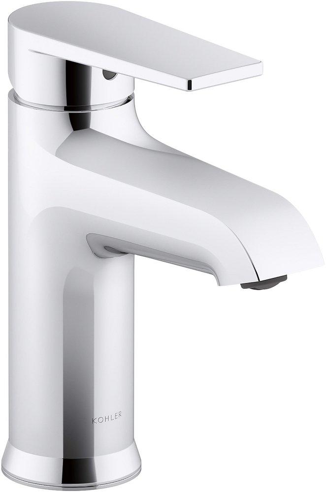 KOHLER Polished Chrome Single Handle Monoblock Bathroom Sink Faucet 