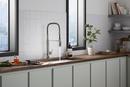 KOHLER Vibrant&reg; Polished Nickel Single Handle Kitchen Faucet with Three-Function Spray and Magnetic Docking 