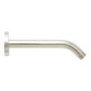8 in. Contemporary Wall Mount Shower Arm & Flange in Polished Nickel