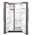 GE&reg; Slate 35-3/4 in. 21.8 cu. ft. Counter Depth and Side-By-Side Refrigerator 