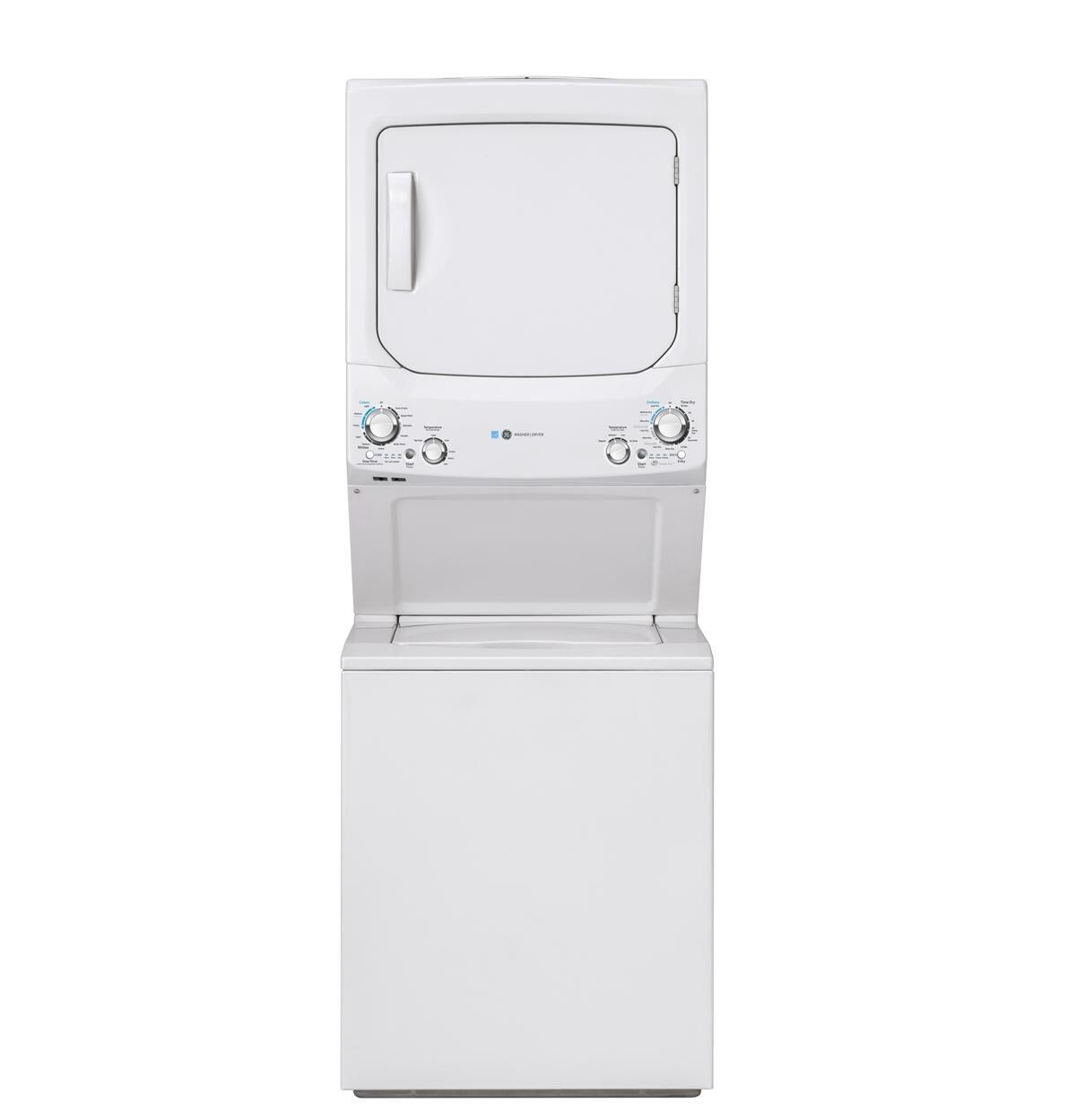 GE&reg; White 9.8 cu. ft. Combination Washer/Dryer 