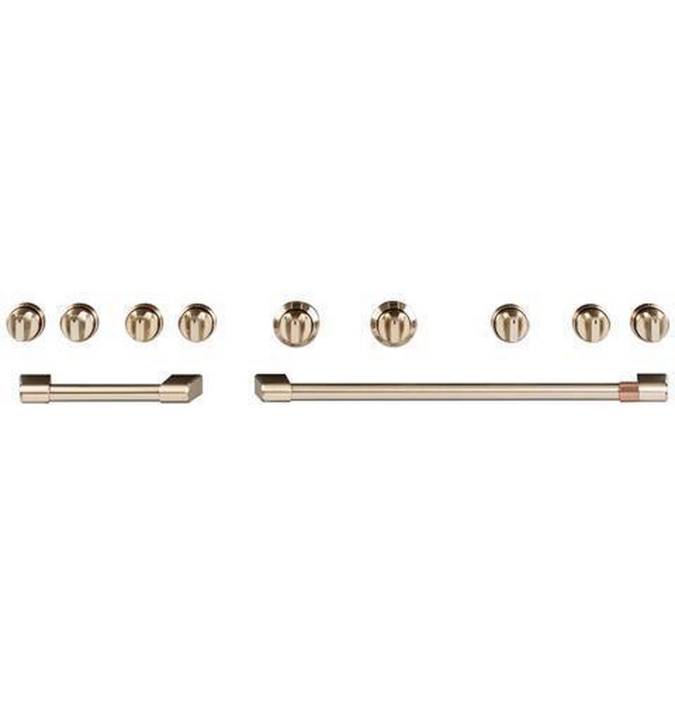GE&reg; Brushed Bronze Handle and Knob 