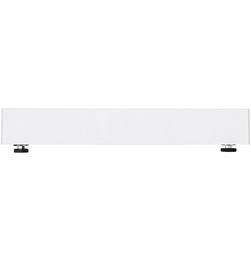 25 x 4 x 24 in. Drip Pan and Riser in White