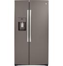GE&reg; Fingerprint Resistant Slate 35-3/4 in. 25.1 cu. ft. Side-By-Side Refrigerator 