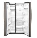 GE&reg; Fingerprint Resistant Slate 35-3/4 in. 25.1 cu. ft. Side-By-Side Refrigerator 
