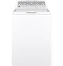 GE&reg; White on White 27 in. 4.6 cu. ft. Electric Top Load Washer 