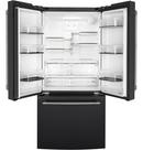 Cafe™ Matte Black 32-3/4 in. 18.6 cu. ft. Counter Depth and French Door Refrigerator 