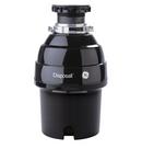 GE&reg; Black 3/4 hp Continuous Feed Garbage Disposal with Sound Reduction Technology 