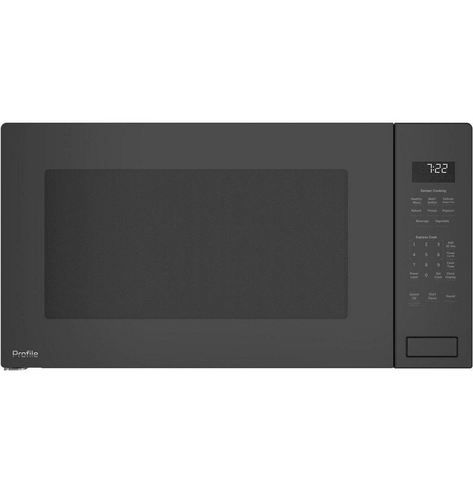 GE&reg; Grey 14 in. 2.2 cu. ft. 1100 W Built-In Microwave 