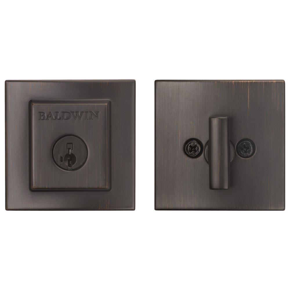 Baldwin Hardware Venetian Bronze Brass Deadbolt Lock 