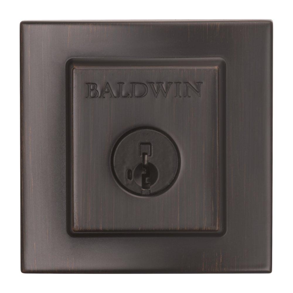 Baldwin Hardware Venetian Bronze Brass Deadbolt Lock 