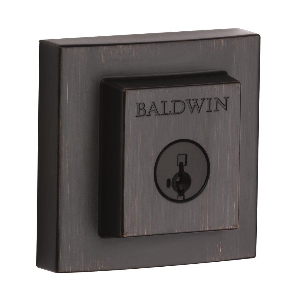 Baldwin Hardware Venetian Bronze Brass Deadbolt Lock 