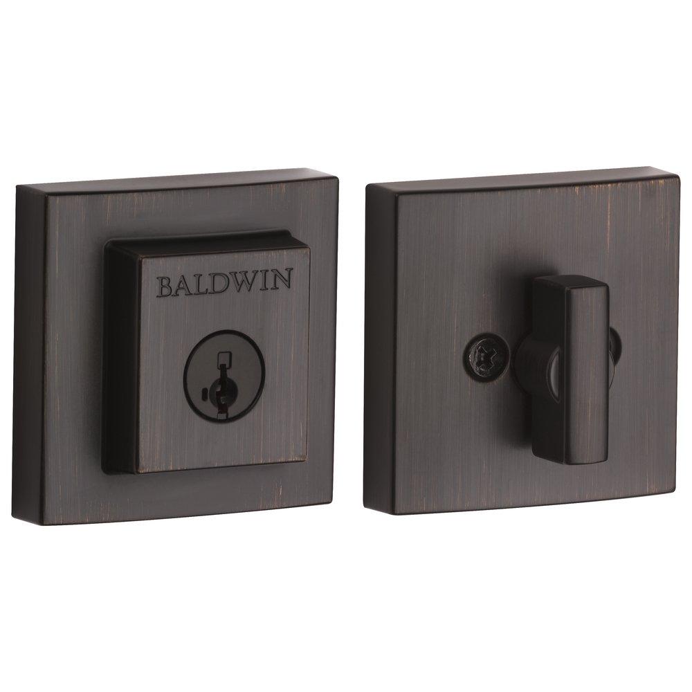 Baldwin Hardware Venetian Bronze Brass Deadbolt Lock 