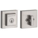 Baldwin Hardware Satin Nickel Brass Deadbolt Lock 