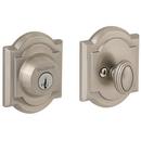 Baldwin Hardware Satin Nickel Brass Deadbolt Lock 