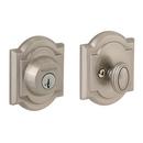 Baldwin Hardware Satin Nickel Brass Deadbolt Lock 