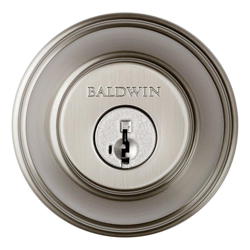 Baldwin Hardware Satin Nickel Brass Deadbolt Lock 