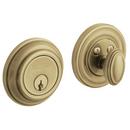 Baldwin Hardware Vintage Brass Forged Brass Deadbolt Lock 