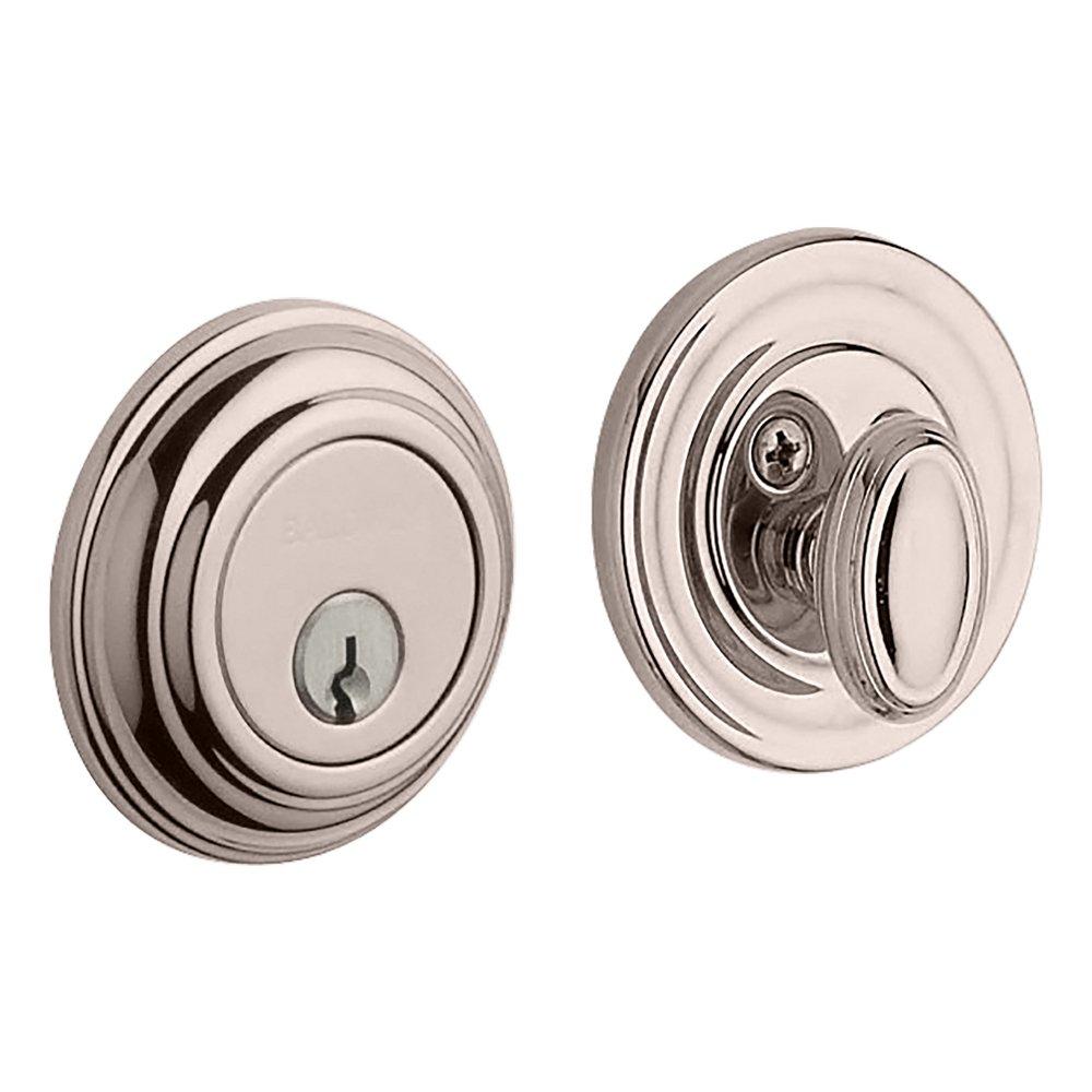 Baldwin Hardware Lifetime Polished Nickel Lock 