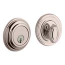 Forged Brass Deadbolt Lock in Lifetime Polished Nickel