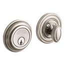 Baldwin Hardware Lifetime Satin Nickel Forged Brass Deadbolt Lock 