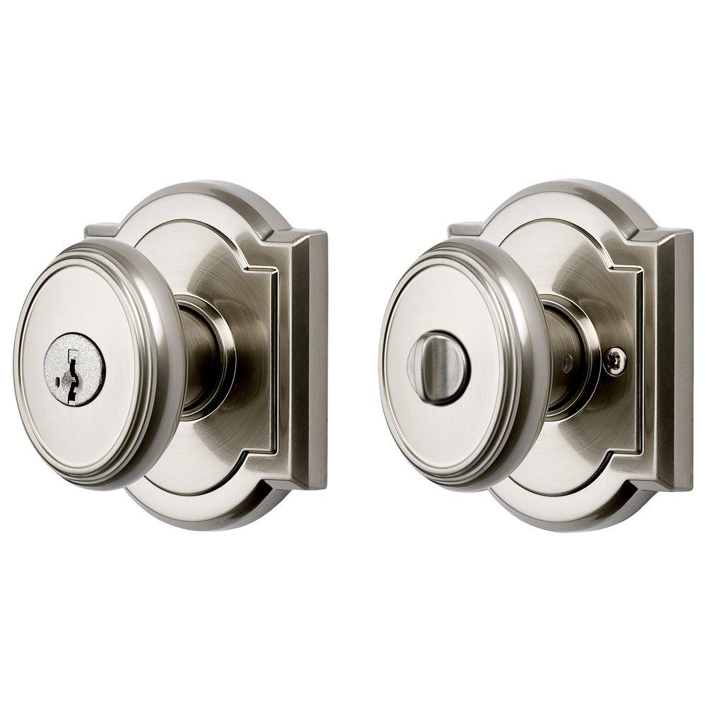 Baldwin Hardware Satin Nickel Brass Door Knob 