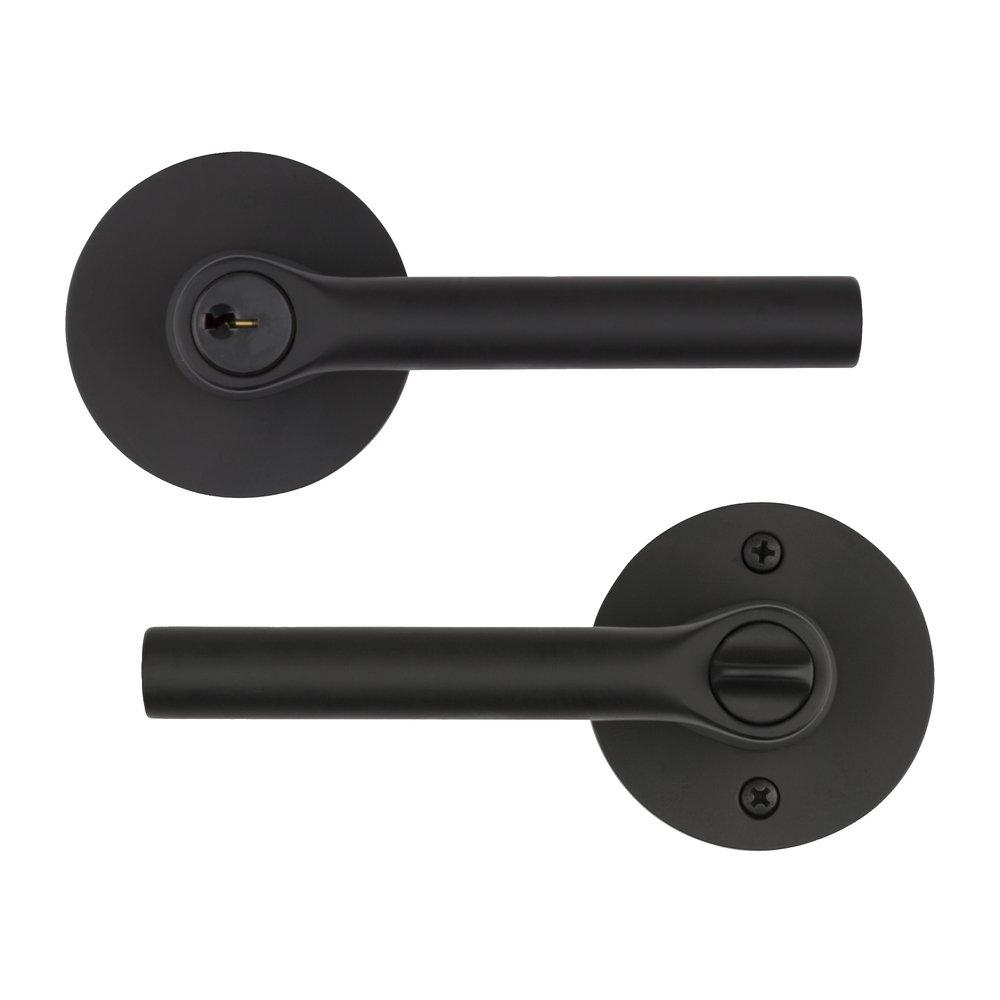 Baldwin Hardware Black Door Lever 