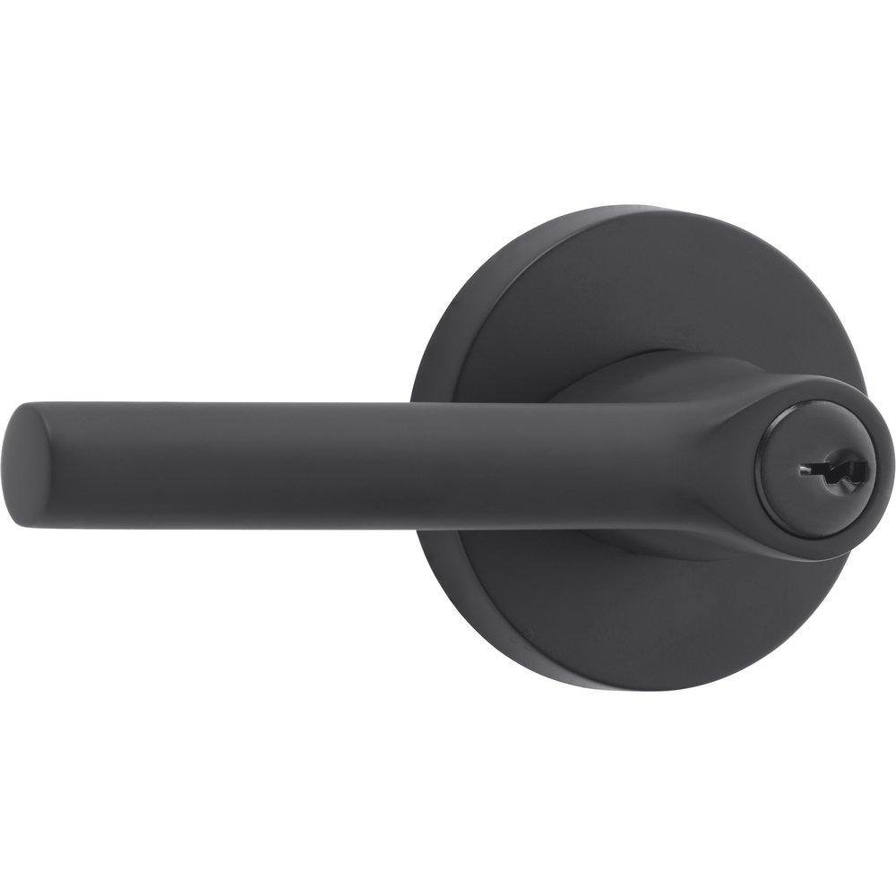 Baldwin Hardware Black Door Lever 