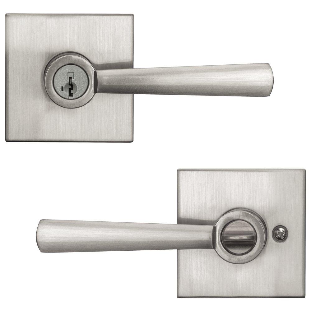 Baldwin Hardware Satin Nickel Zinc Door Lever 