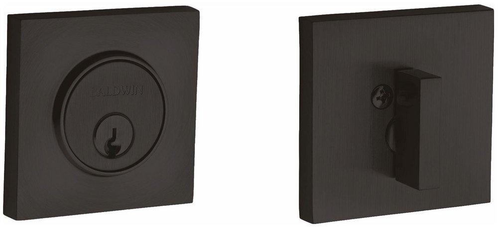 Baldwin Hardware Oil Rubbed Bronze Forged Brass Deadbolt Lock 