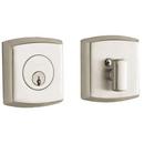 Baldwin Hardware Lifetime Satin Nickel Forged Brass Keyed Entry Deadbolt Lock 