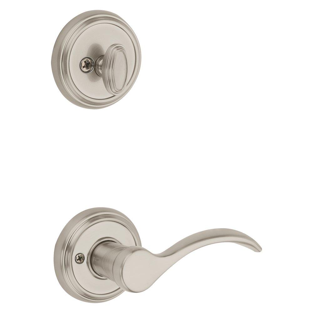 Baldwin Hardware Satin Nickel Brass Door Lever 