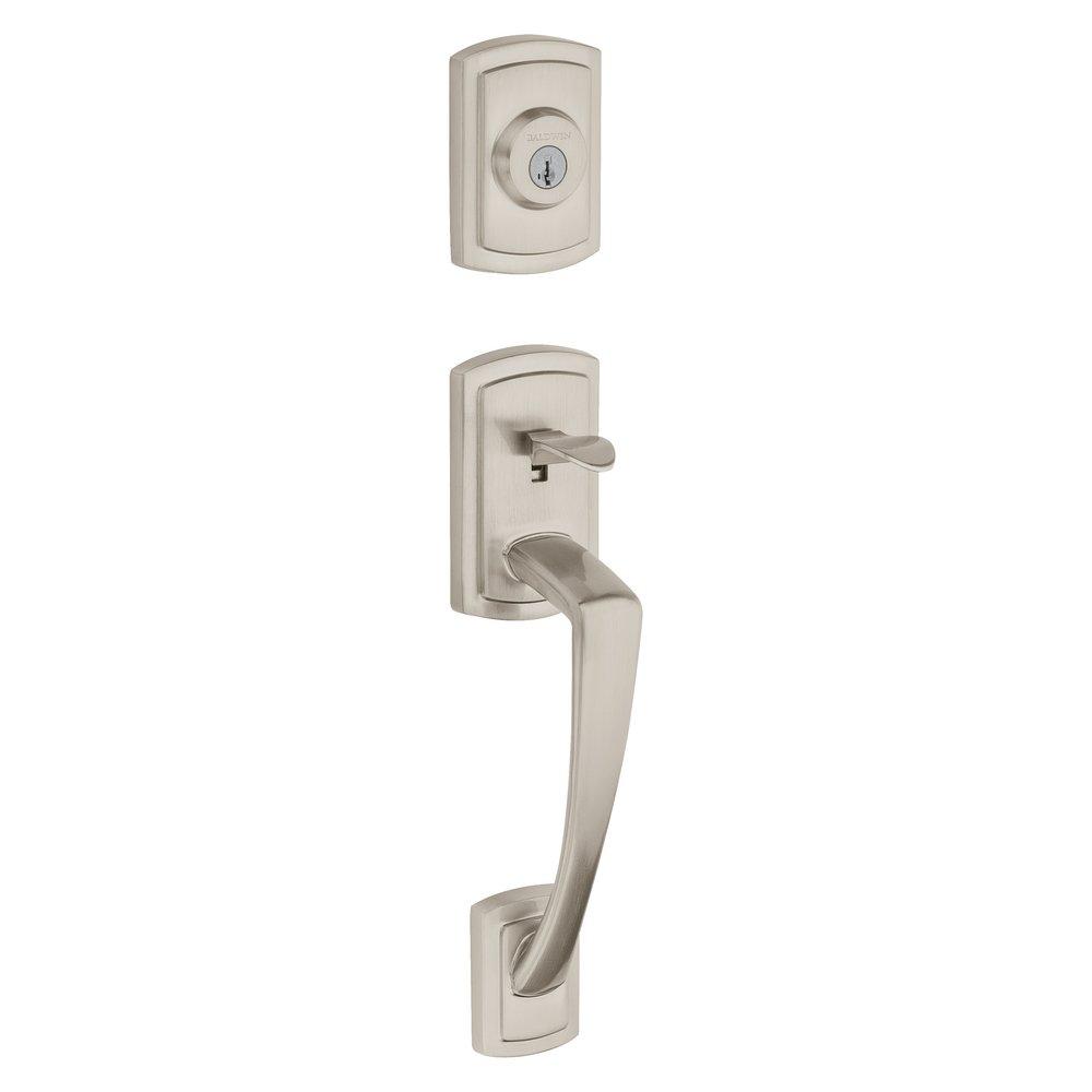 Baldwin Hardware Satin Nickel Brass Door Lever 