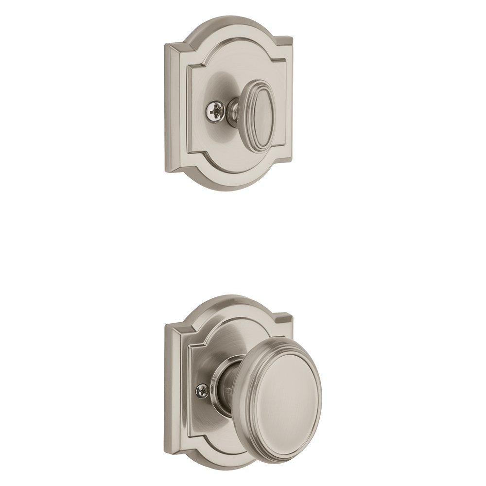 Baldwin Hardware Satin Nickel 2-14/25 in. Solid Brass Door Knob 